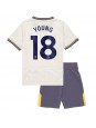 Everton Ashley Young #18 Tredjedraktsett Barn 2024-25 Korte ermer (+ bukser)